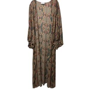 Elegant Multicolor Maxi Dress